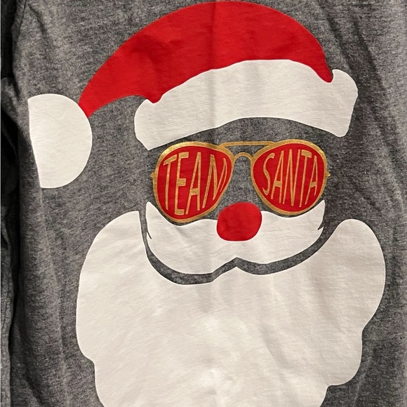 Boys Team Santa Grey Long Sleeve Shirt - Picture 4 of 5